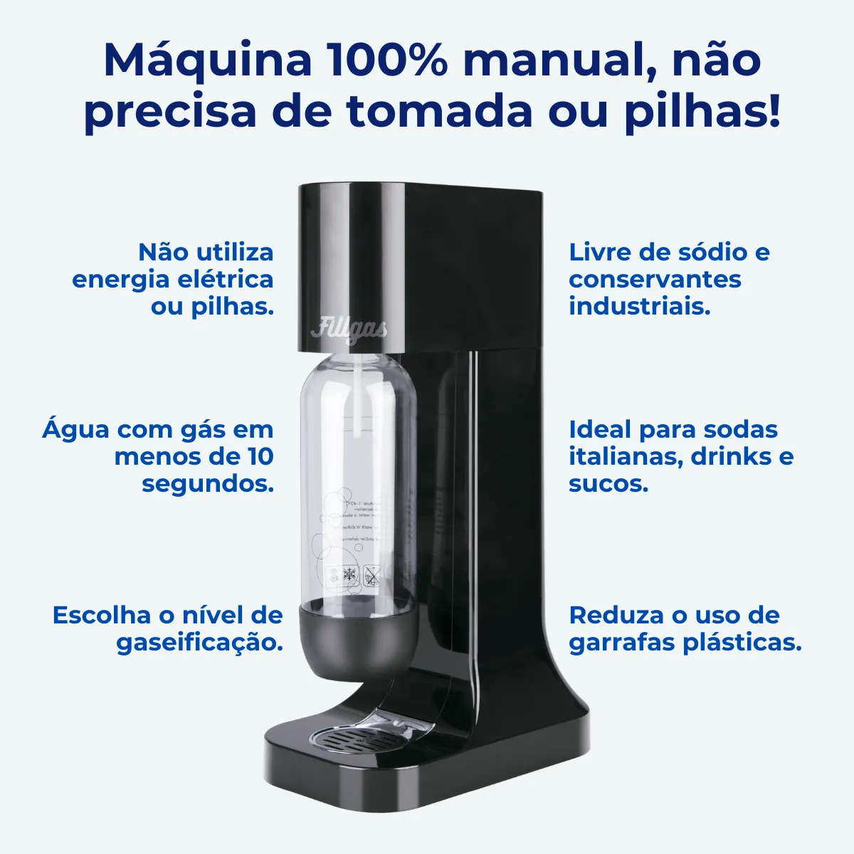 Benefícios da máquina Fillgas